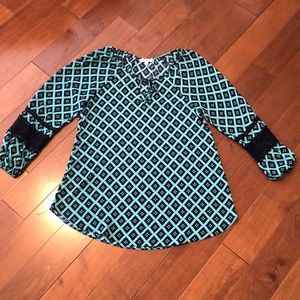 Girls long sleeve print shirt
